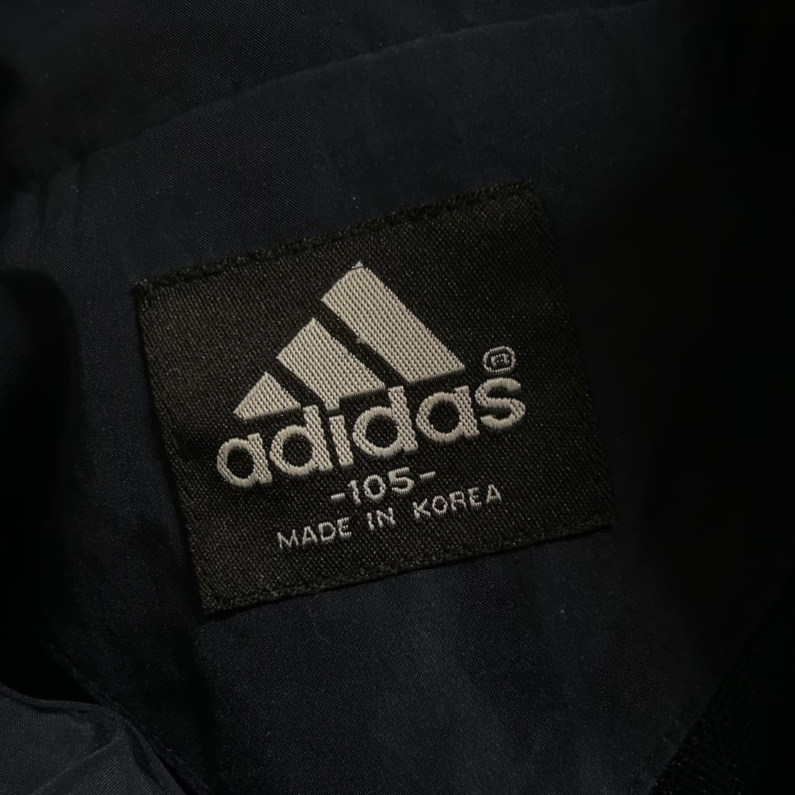 90s 아디다스 올드스쿨 바람막이 트랙 자켓 네이비 XL 105  상품이미지7