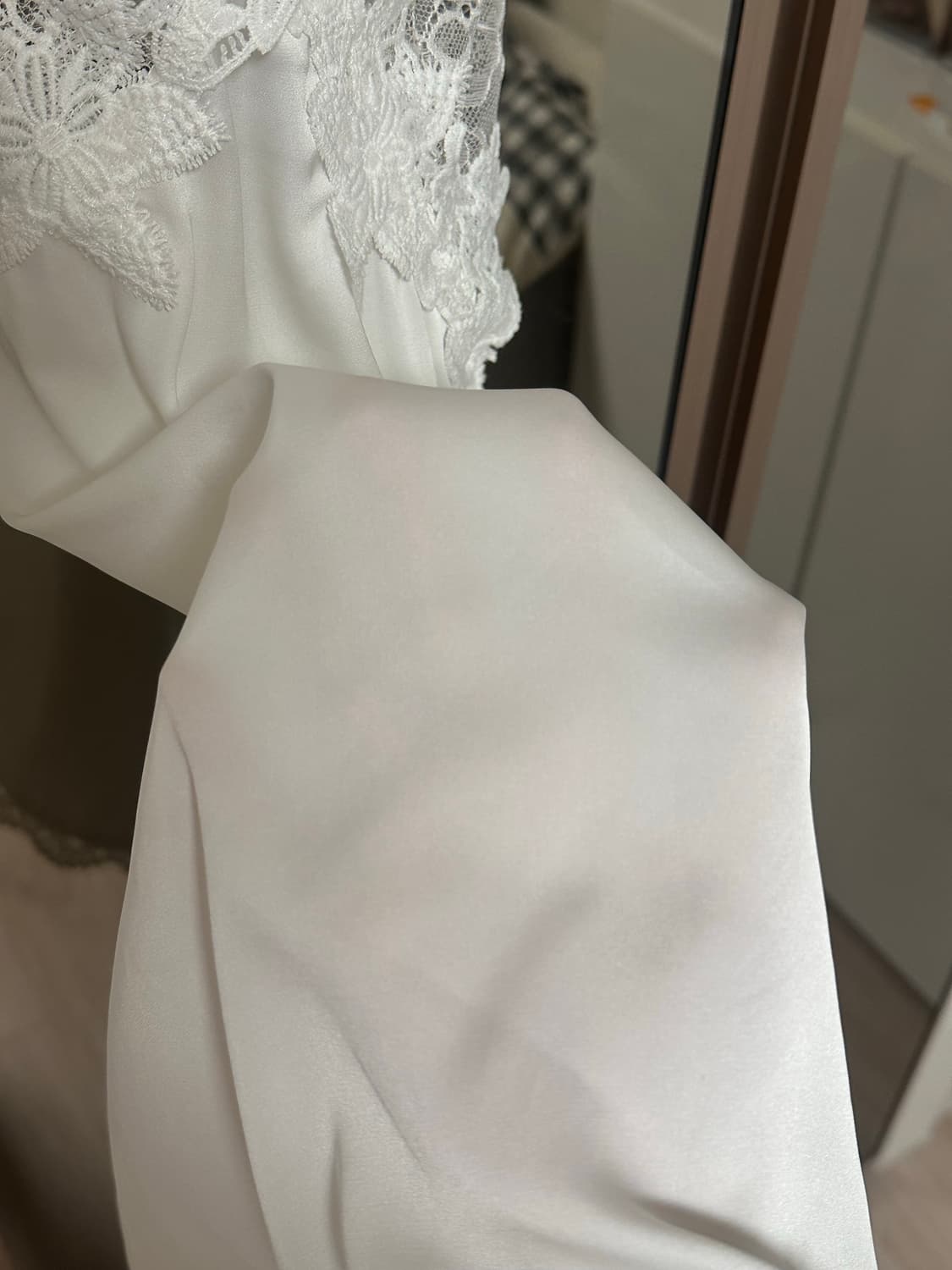 화이트 레이스 슬립 원피스 상품이미지4