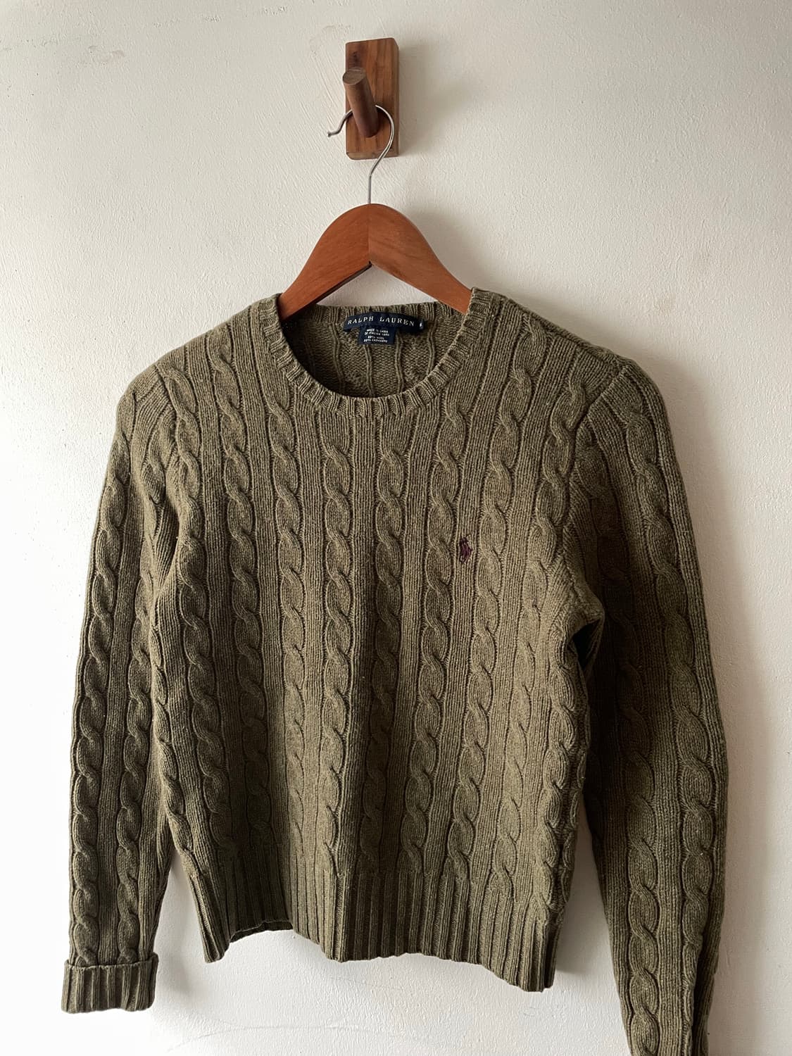 Vintage Polo Pony Cable Knit 상품이미지1