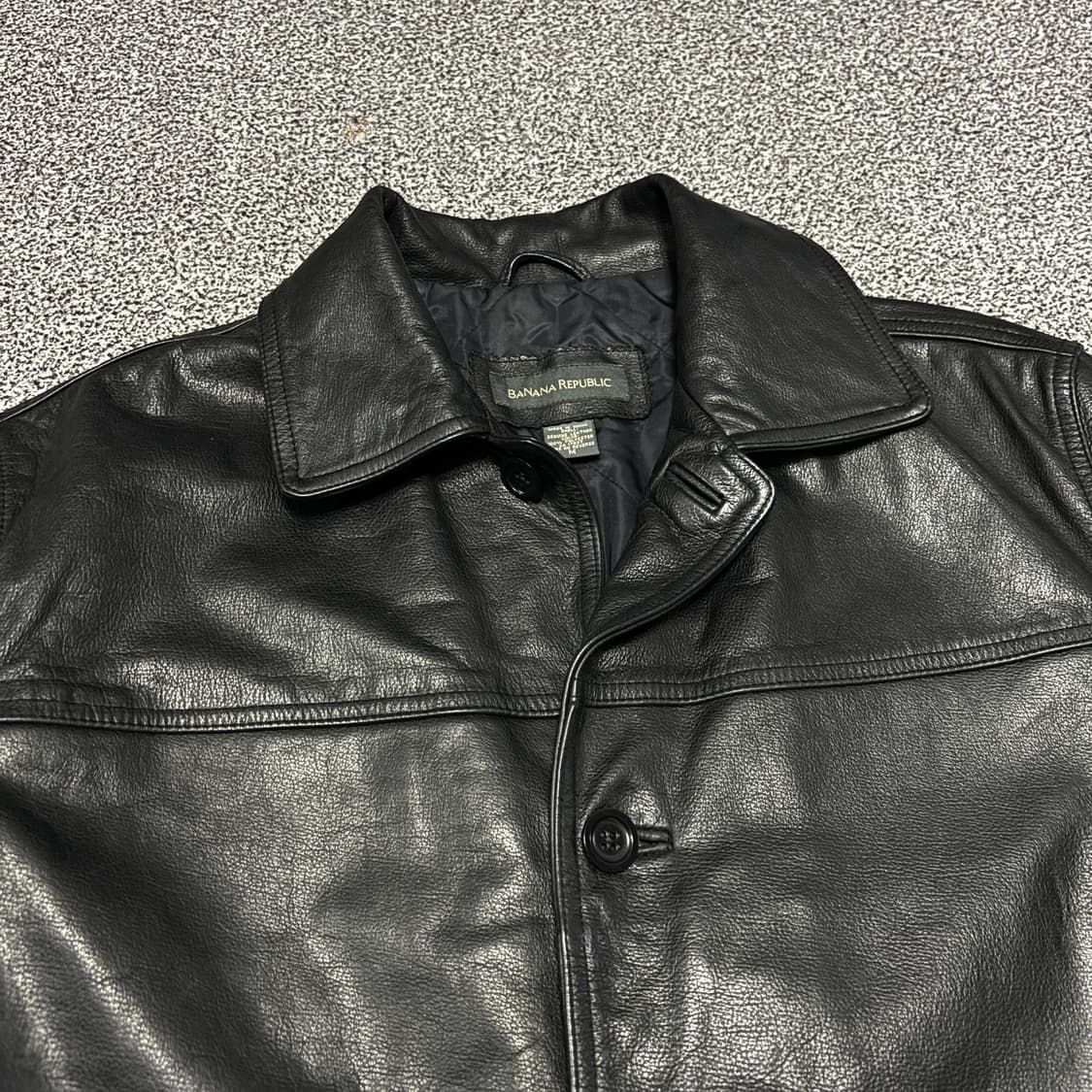 올드 바나나 리퍼블릭 레더 카코트 상품이미지5