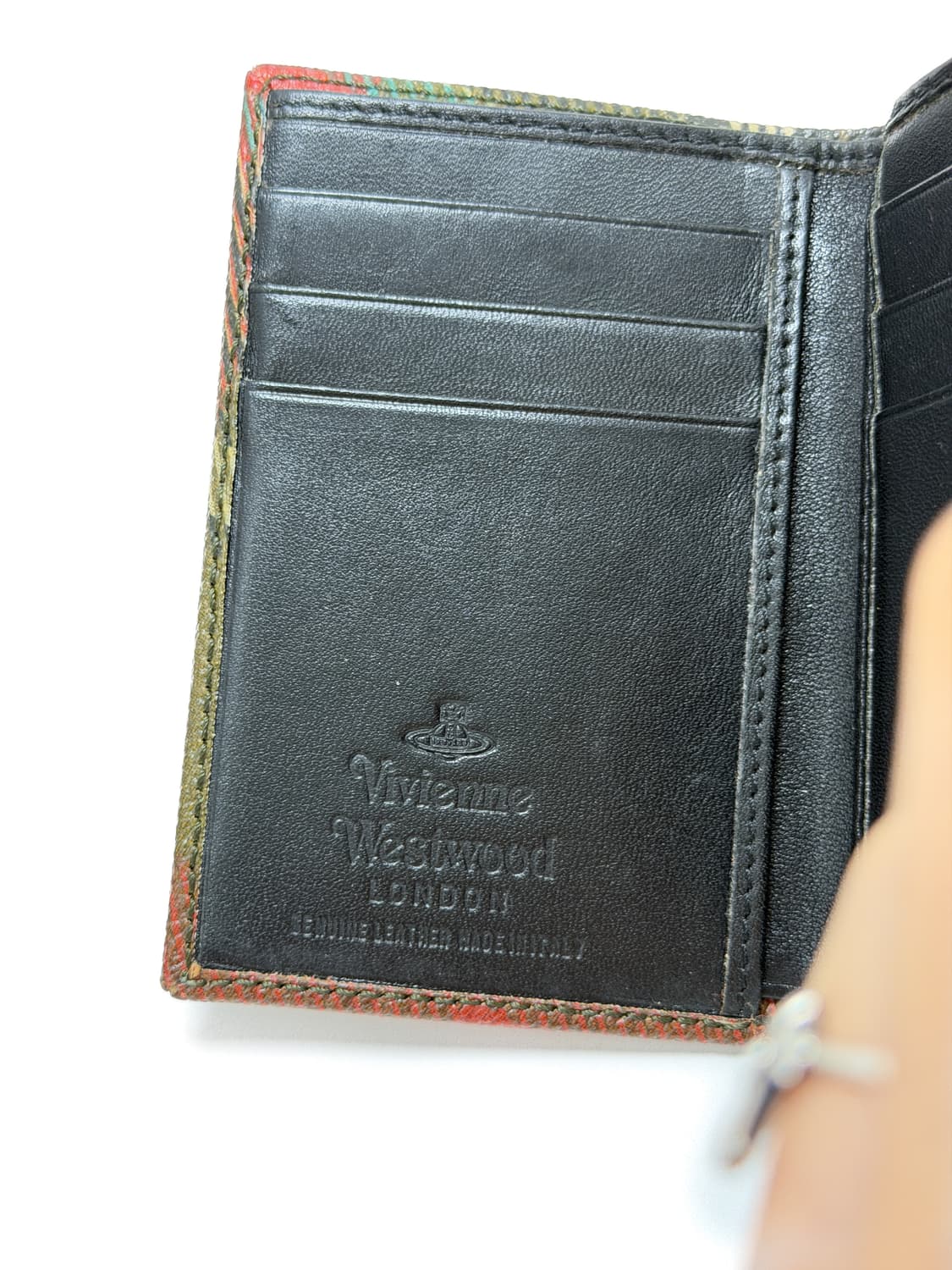 비비안웨스트우드 타탄 체크 ORB 반지갑 상품이미지6