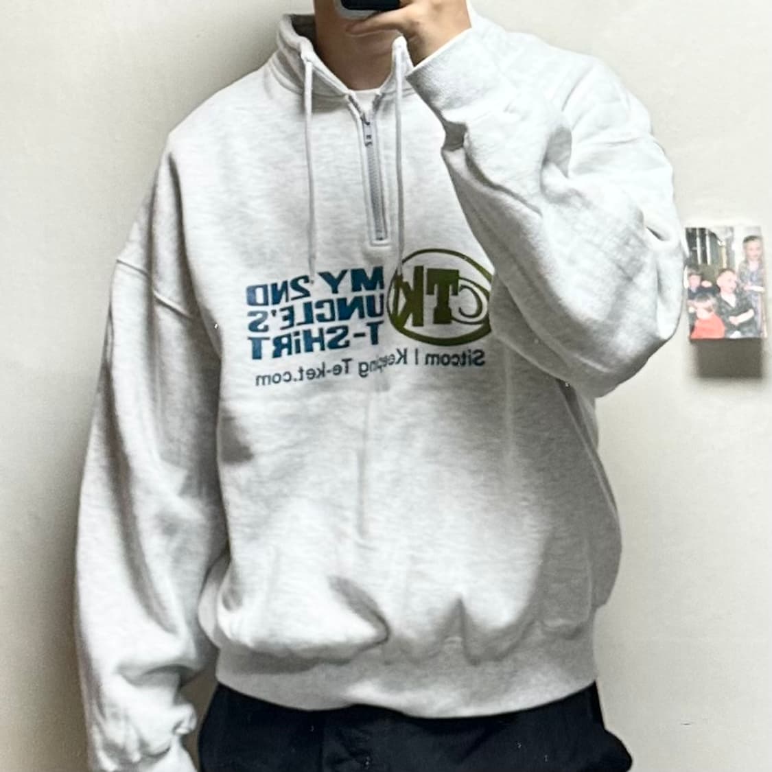 Half zip sweatshirt  상품이미지4