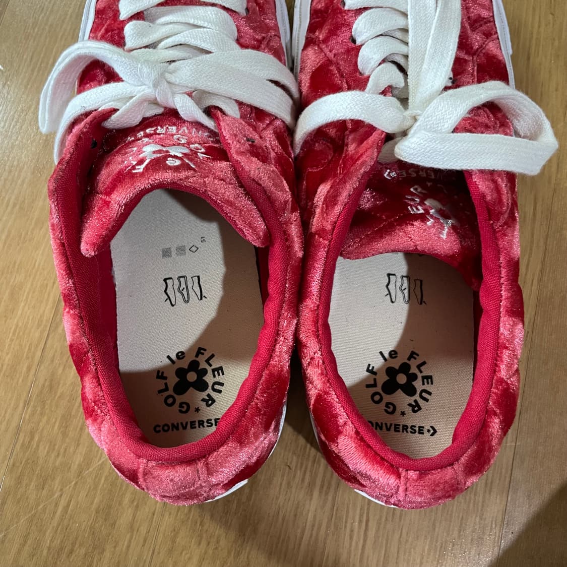 컨버스 x 골프 르 플레르 벨벳 스니커즈 280 상품이미지8