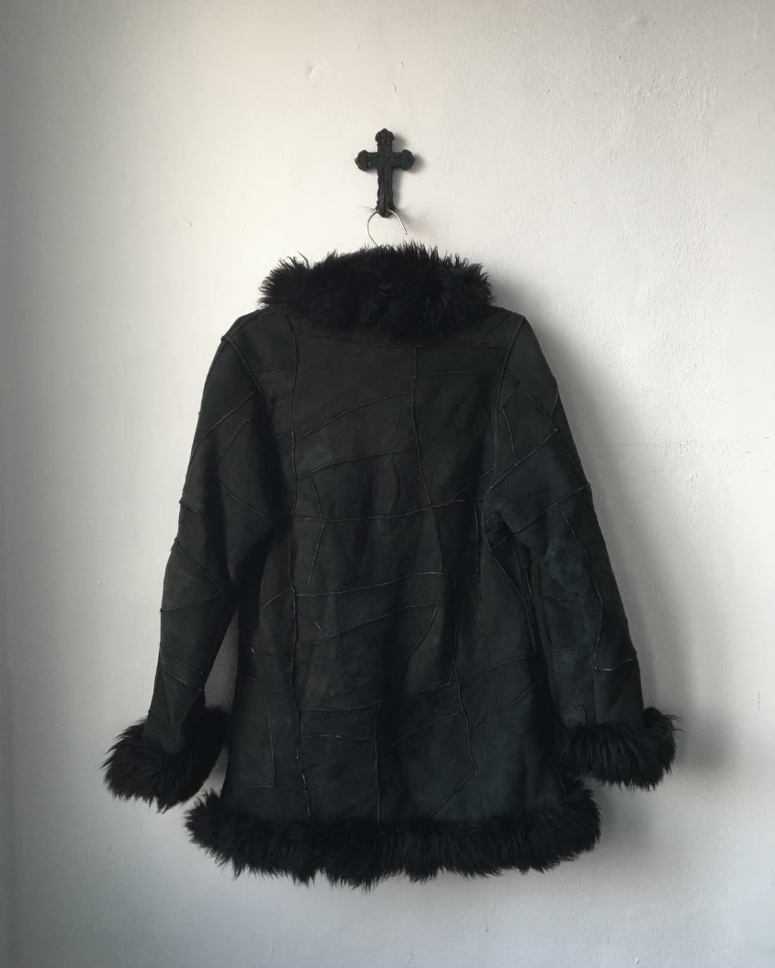 Fake fur point patch work mustang 상품이미지3