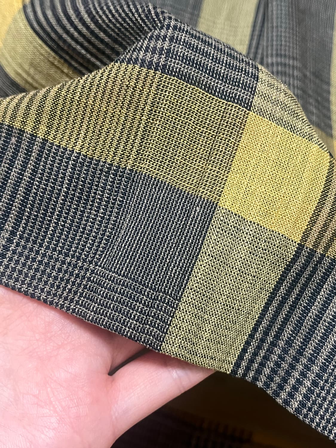 Japanese vintage 여름 체크 스커트💛 상품이미지3