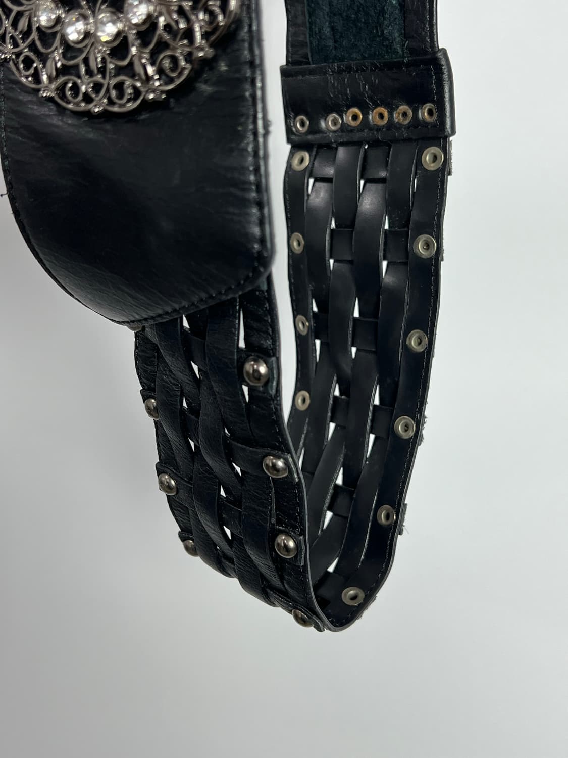 빈티지 디테일 레더 벨트 상품이미지3