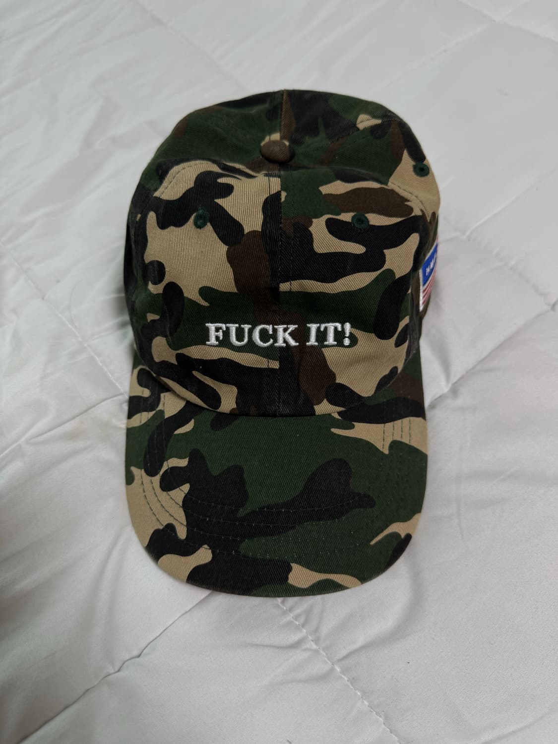 HUF “ Fuck It “ 카모 볼캡 상품이미지1