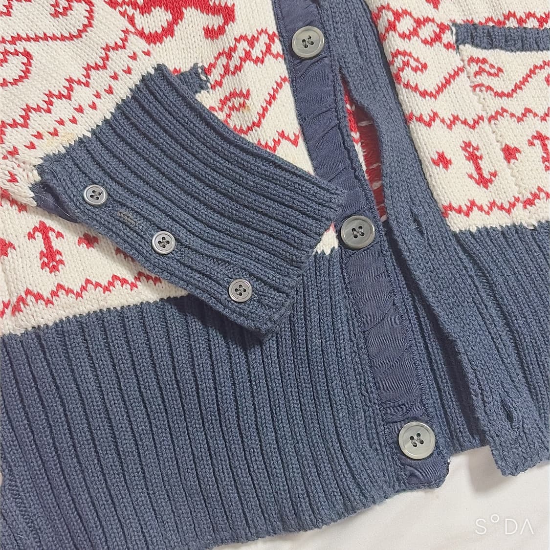 톰브라운 14F/W 페어아일 문어 가디건 (3) 상품이미지6