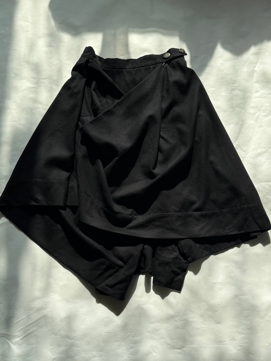 비비안웨스트우드 캐시미어 언밸런스 스커트 38 상품이미지4