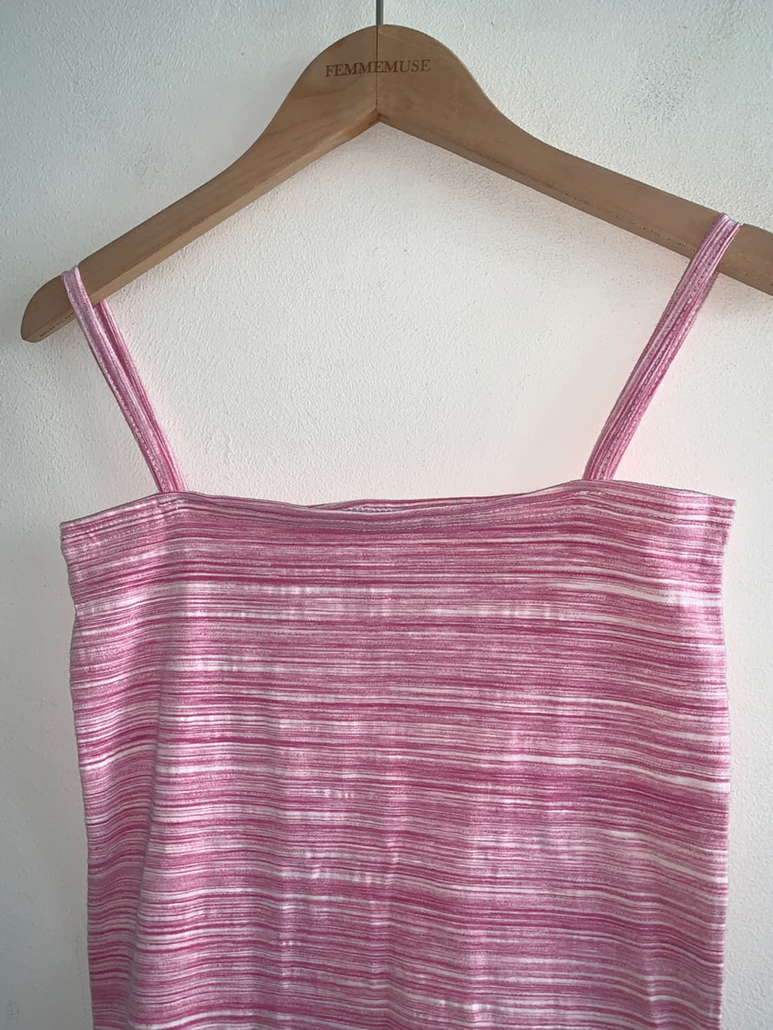 Stripe sleeveless top(pink) 상품이미지3
