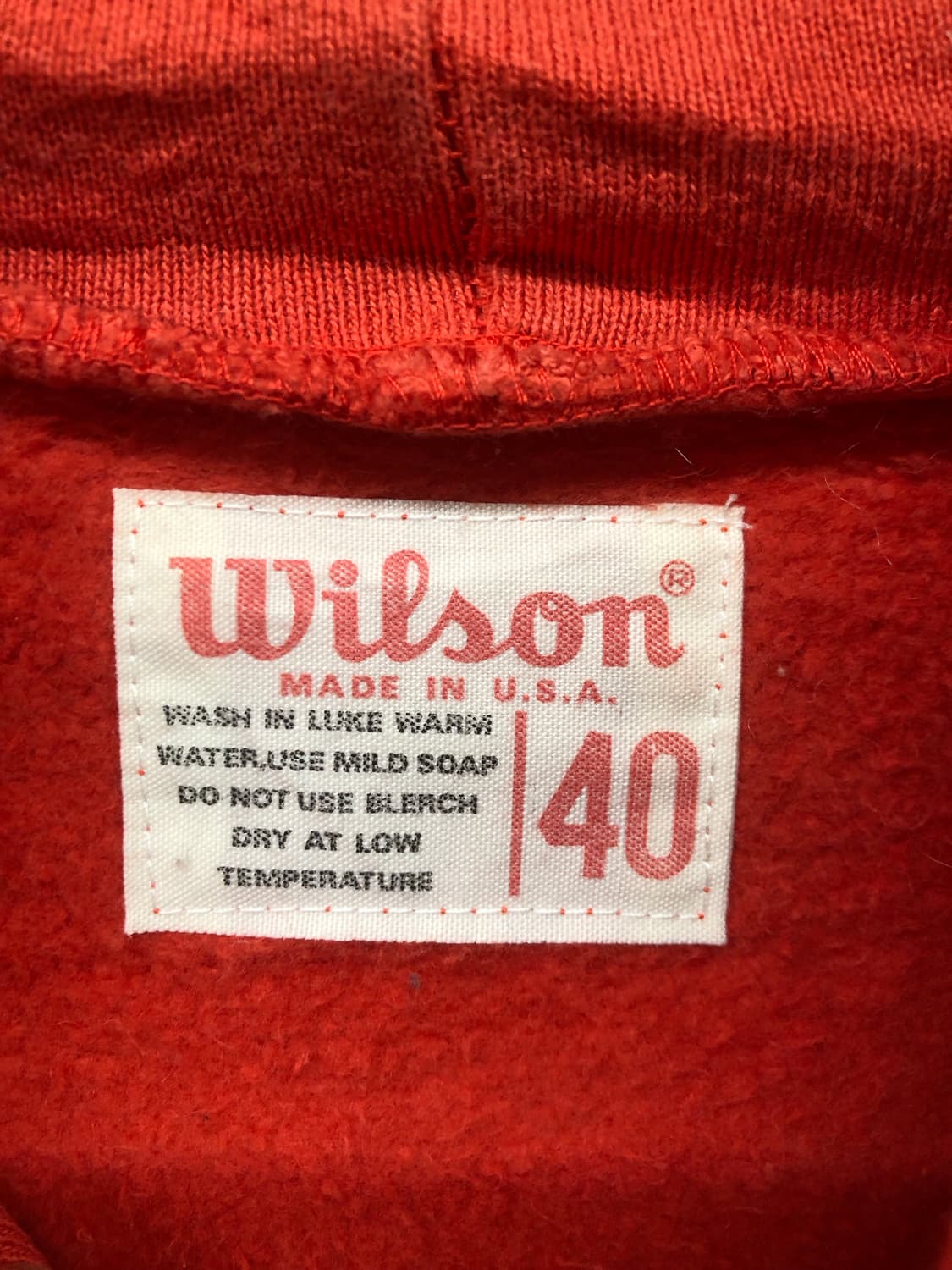 윌슨 made in USA 후드 상품이미지3