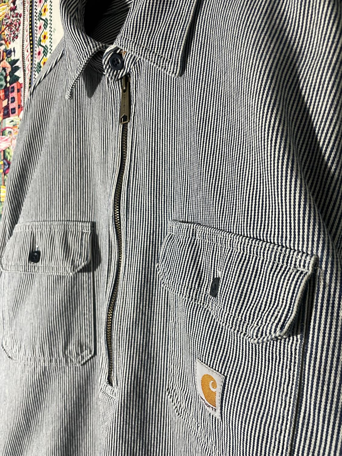 칼하트 스트라이프 워크 셔츠 상품이미지3