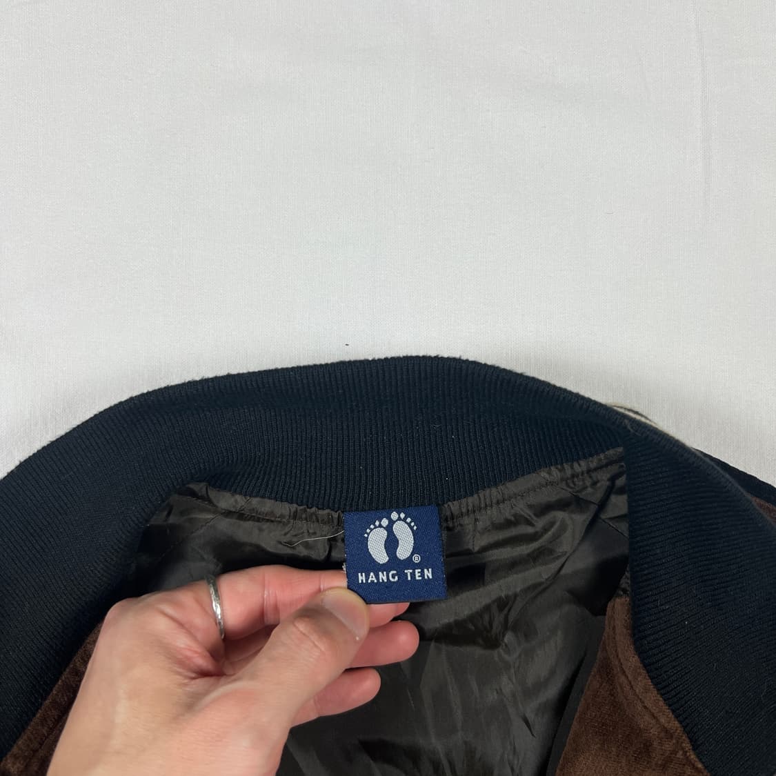 90‘s 행텐 hangten 로고 코듀로이 트랙자켓 상품이미지6