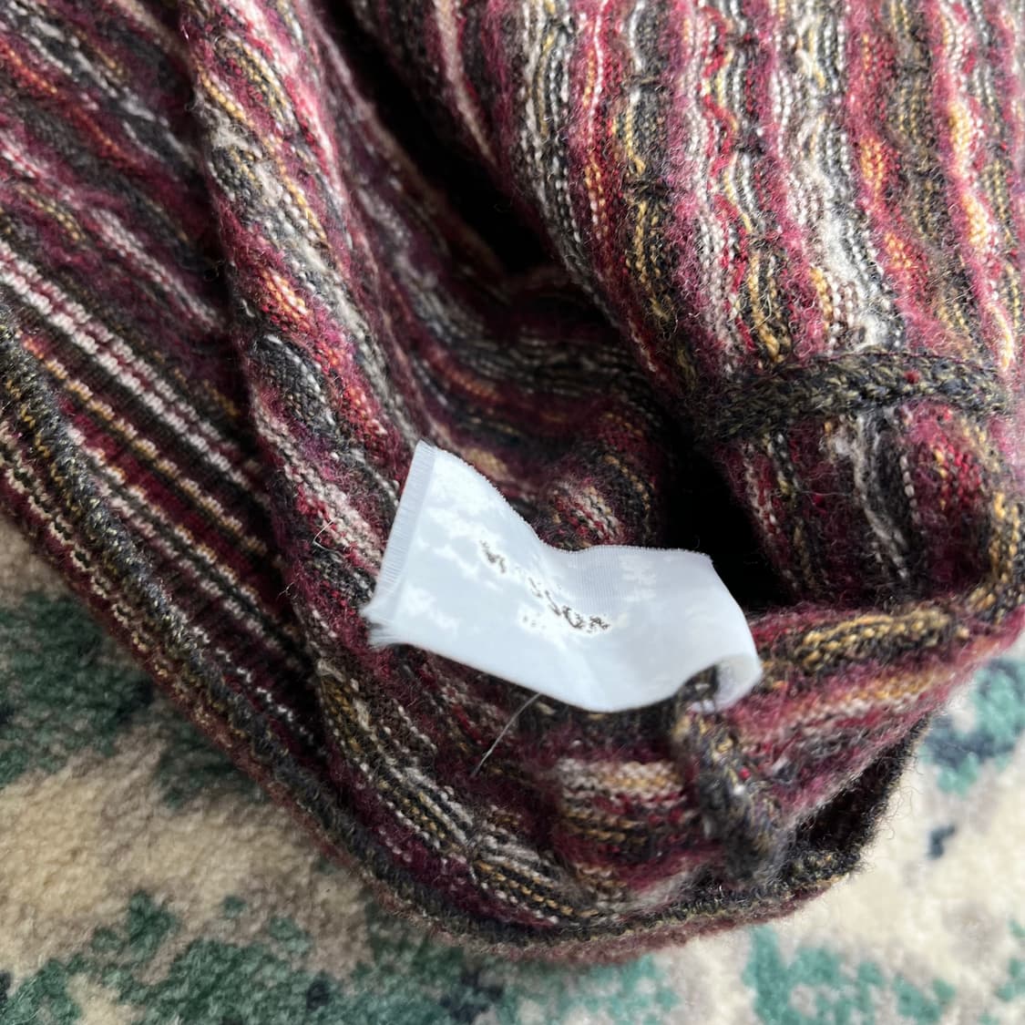 Italy Missoni 미쏘니 니트 패턴 조끼 베스트 (M) 상품이미지4