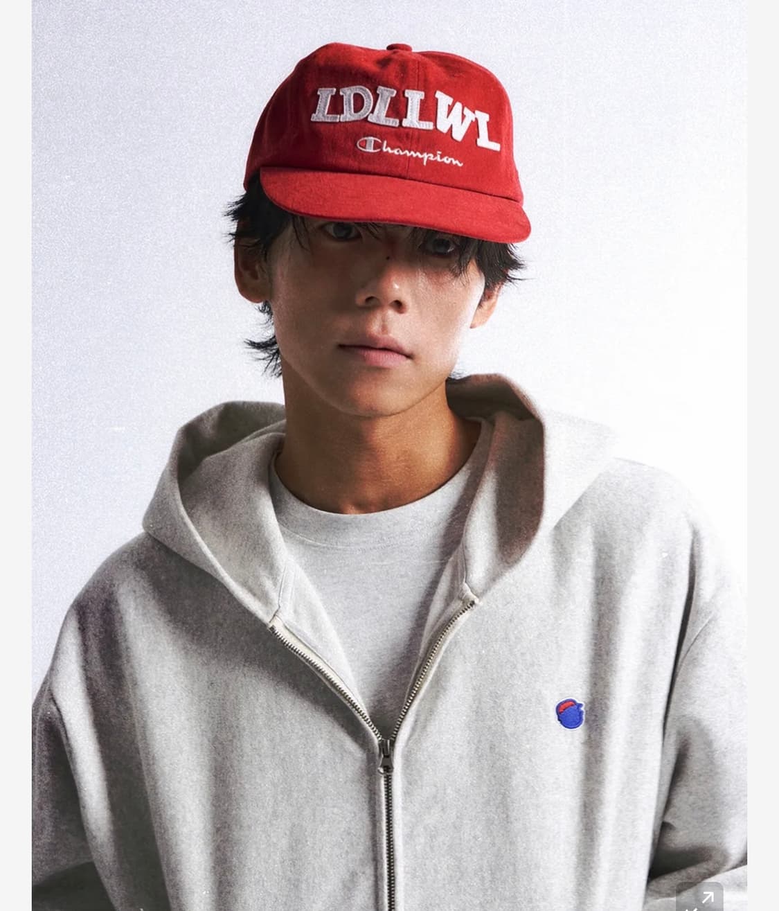 챔피온 × 빠더너스 LDLLWL 로고 볼캡 레드 상품이미지1