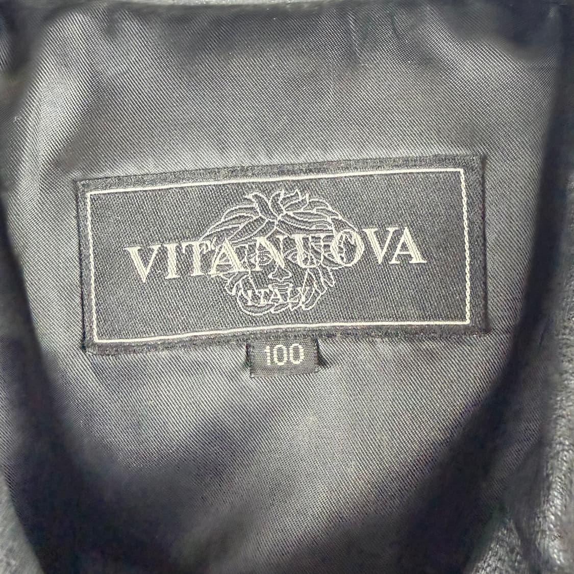 100)VITANUOVA 각인 포켓 양가죽 자켓 상품이미지3