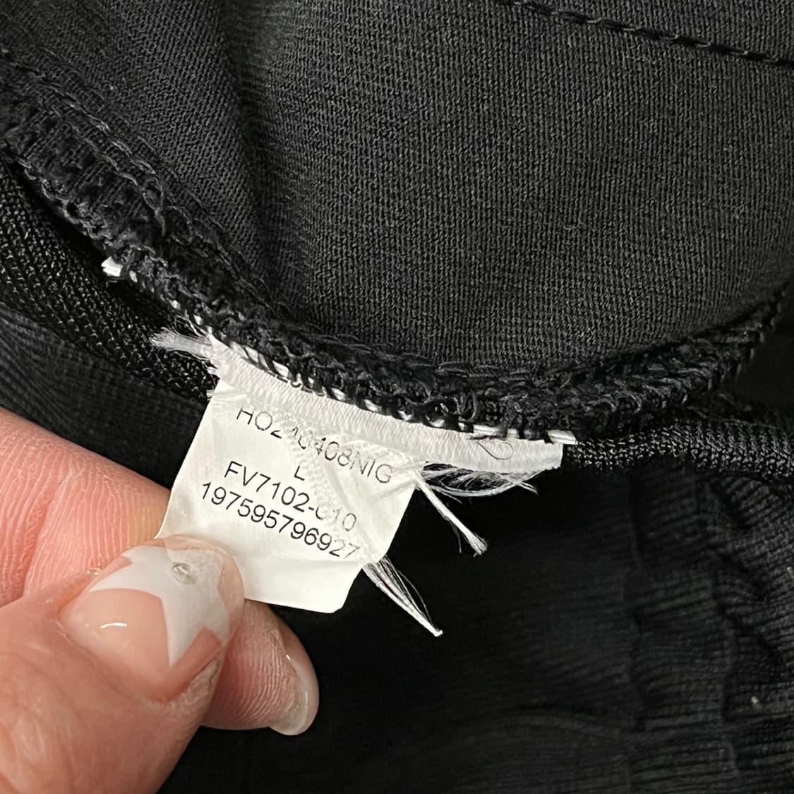 [정품/L] 조던 블랙 트랙 바지 화이트 라인 b8 상품이미지6