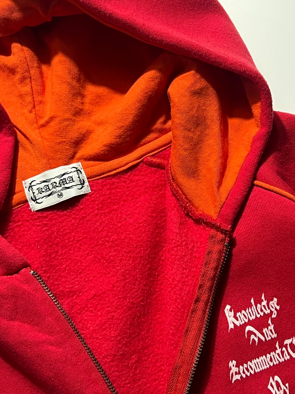 Japanese Vintage Karma 65/35 Hooded Zip 상품이미지5