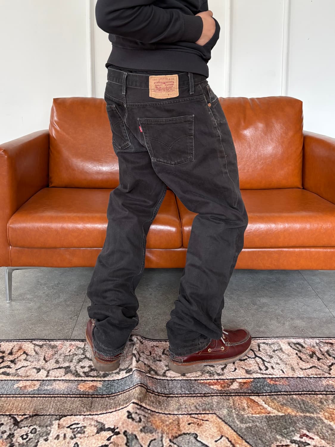 리바이스 535 부츠컷 블랙 상품이미지1