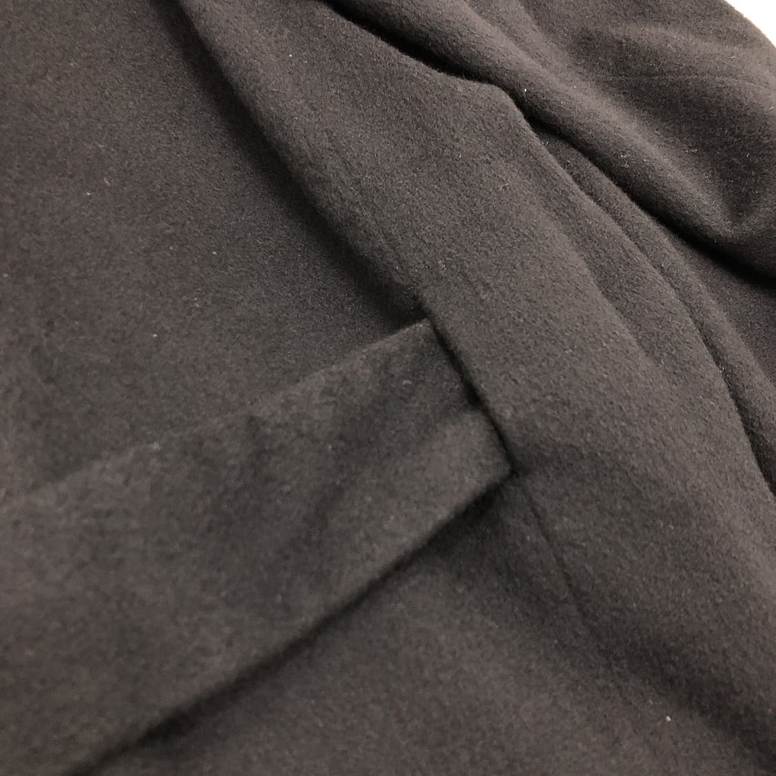 크롬비 crombie 캐시미어100 비스포크 테일러 코트 블랙 상품이미지6