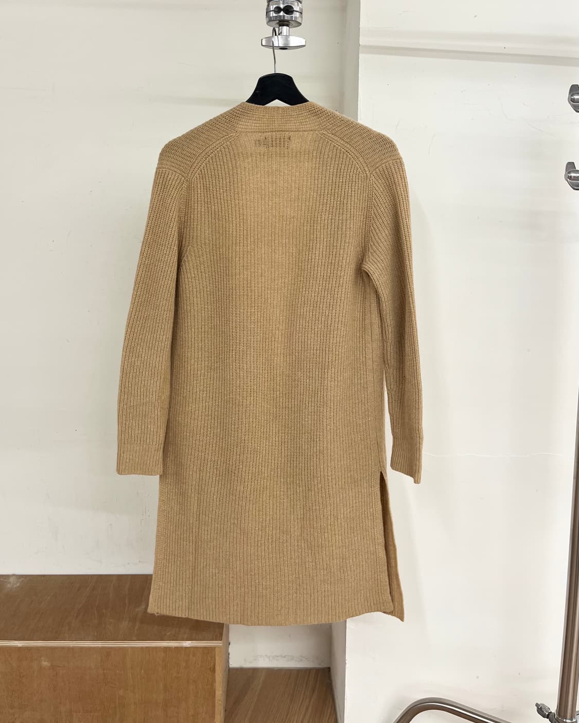 폴로 랄프로렌 베이지 립드 니트 가디건 상품이미지6