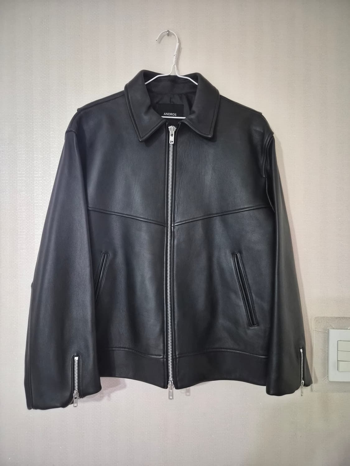 앤드로스 램스킨 자켓 L 상품이미지3