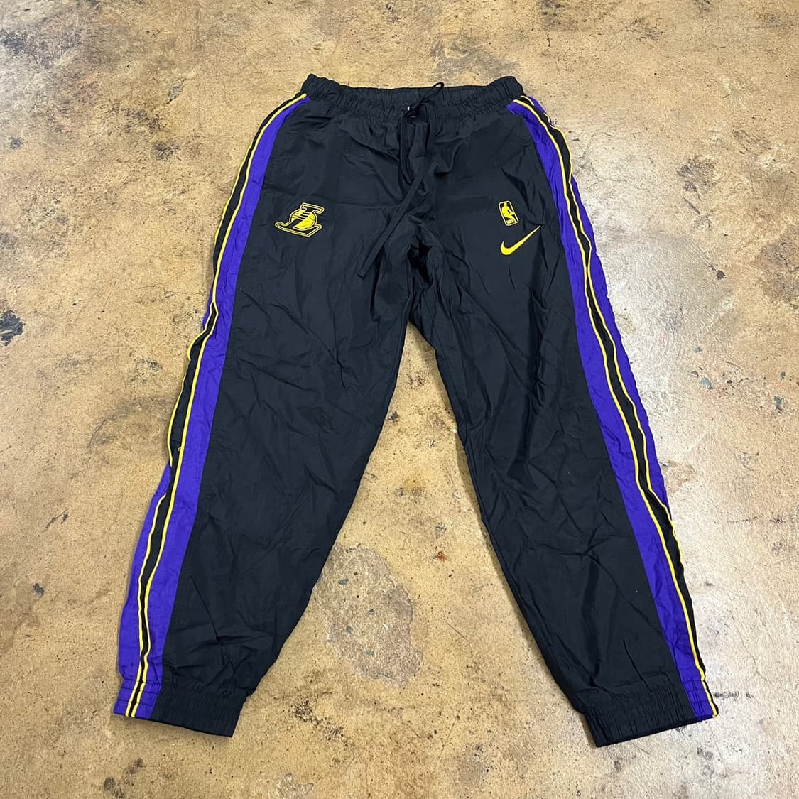 [정품/M] 나이키 NBA 레이커스 트랙 팬츠 블랙 b16 상품이미지2