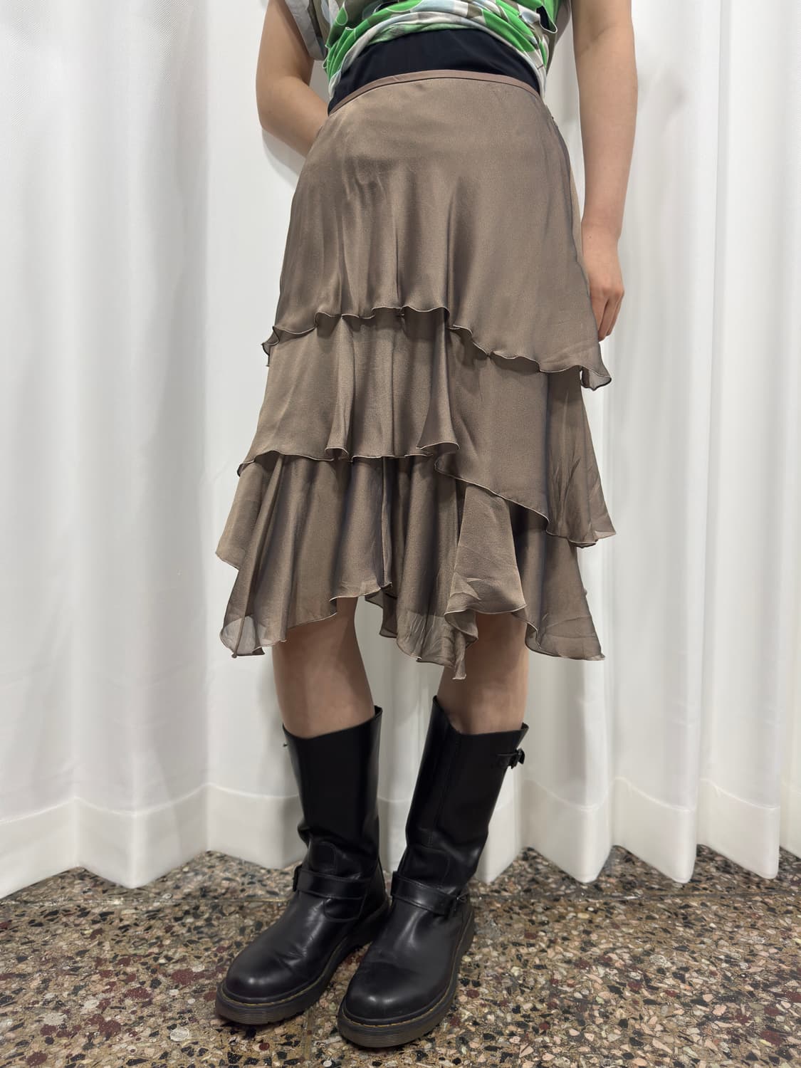 layered midi skirt 상품이미지1