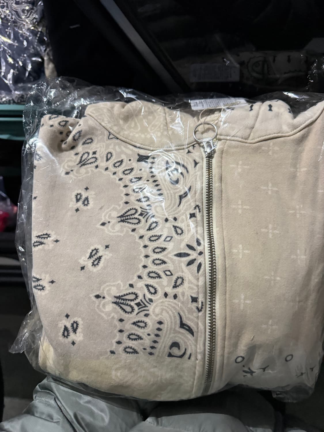 캐피탈 플리스 반다나 비부악 후드 블루종 키나리 새상품 판매합니다  상품이미지2