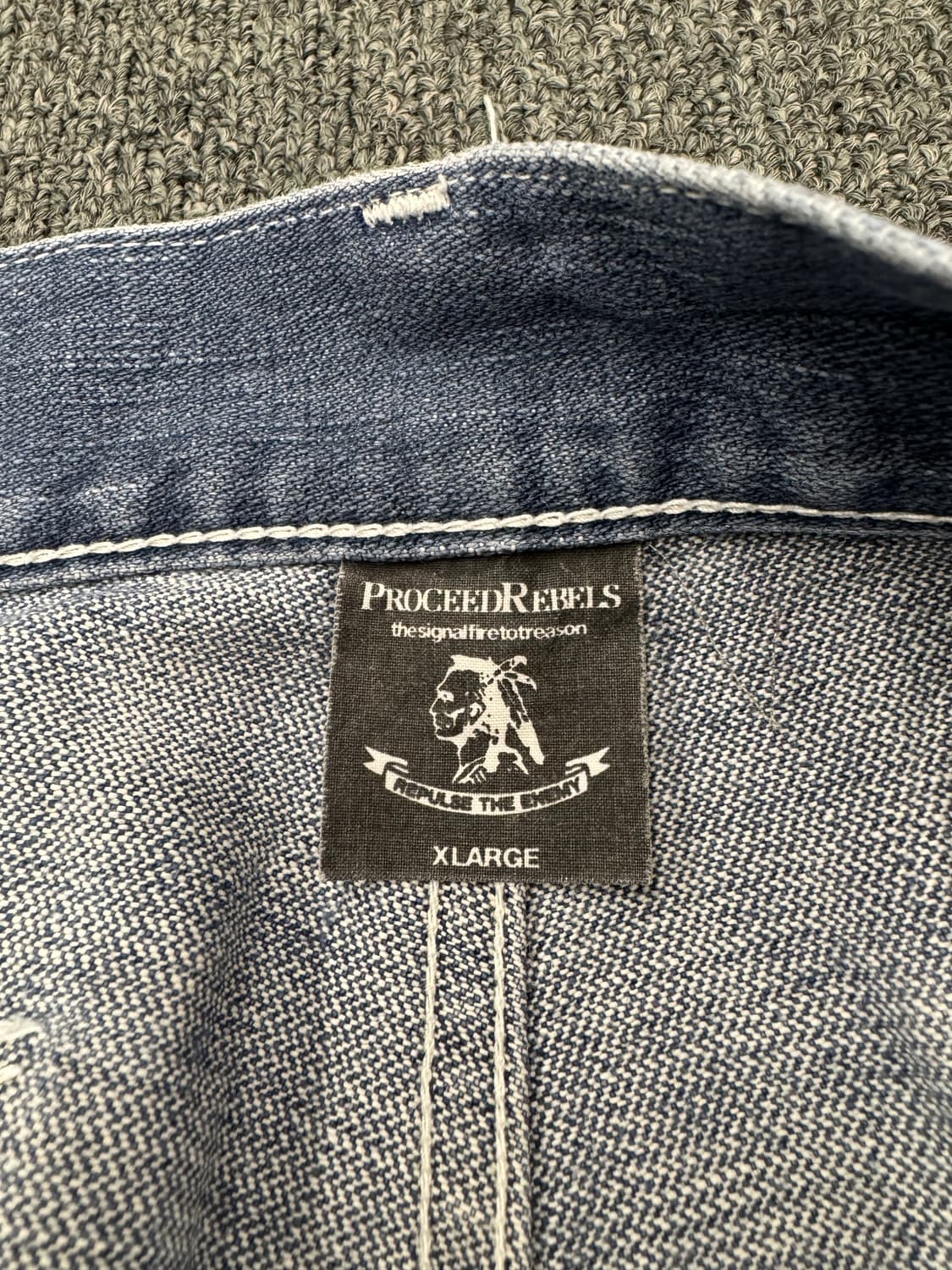 XL) Proceedrebels 빈티지 데님카고팬츠 상품이미지6