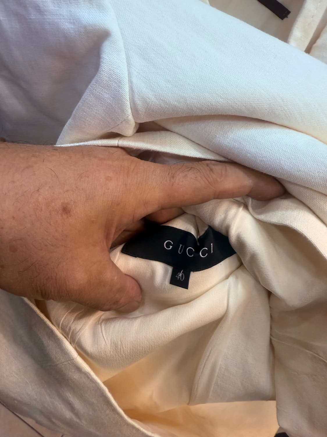 40/55-66 정품 구찌 린넨 자켓 팝니다 상품이미지6