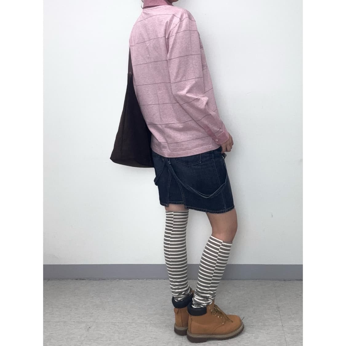 빈티지 핑크 폴로셔츠 상품이미지3