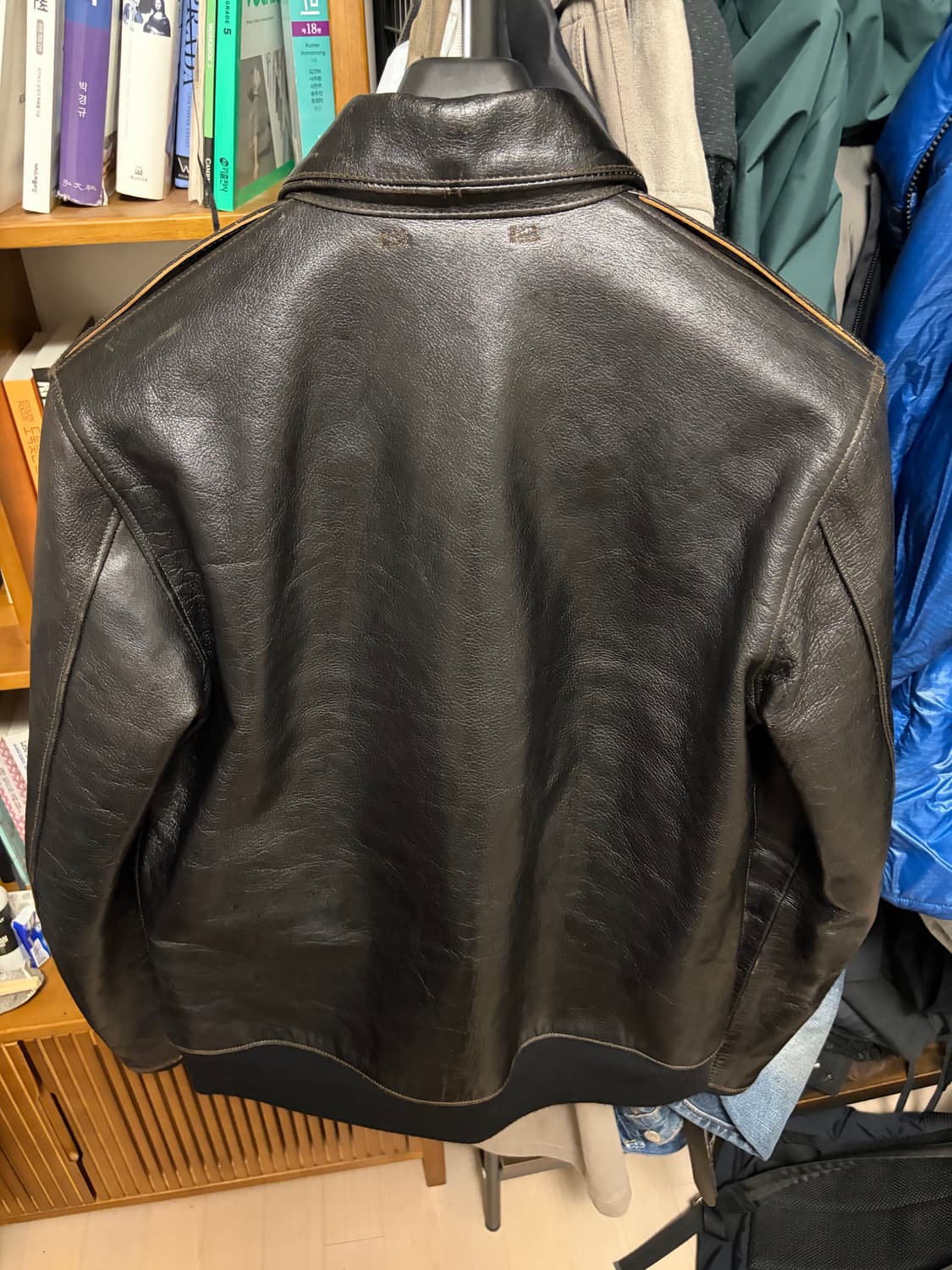 Wacko Maria A-2 가죽 자켓 상품이미지3