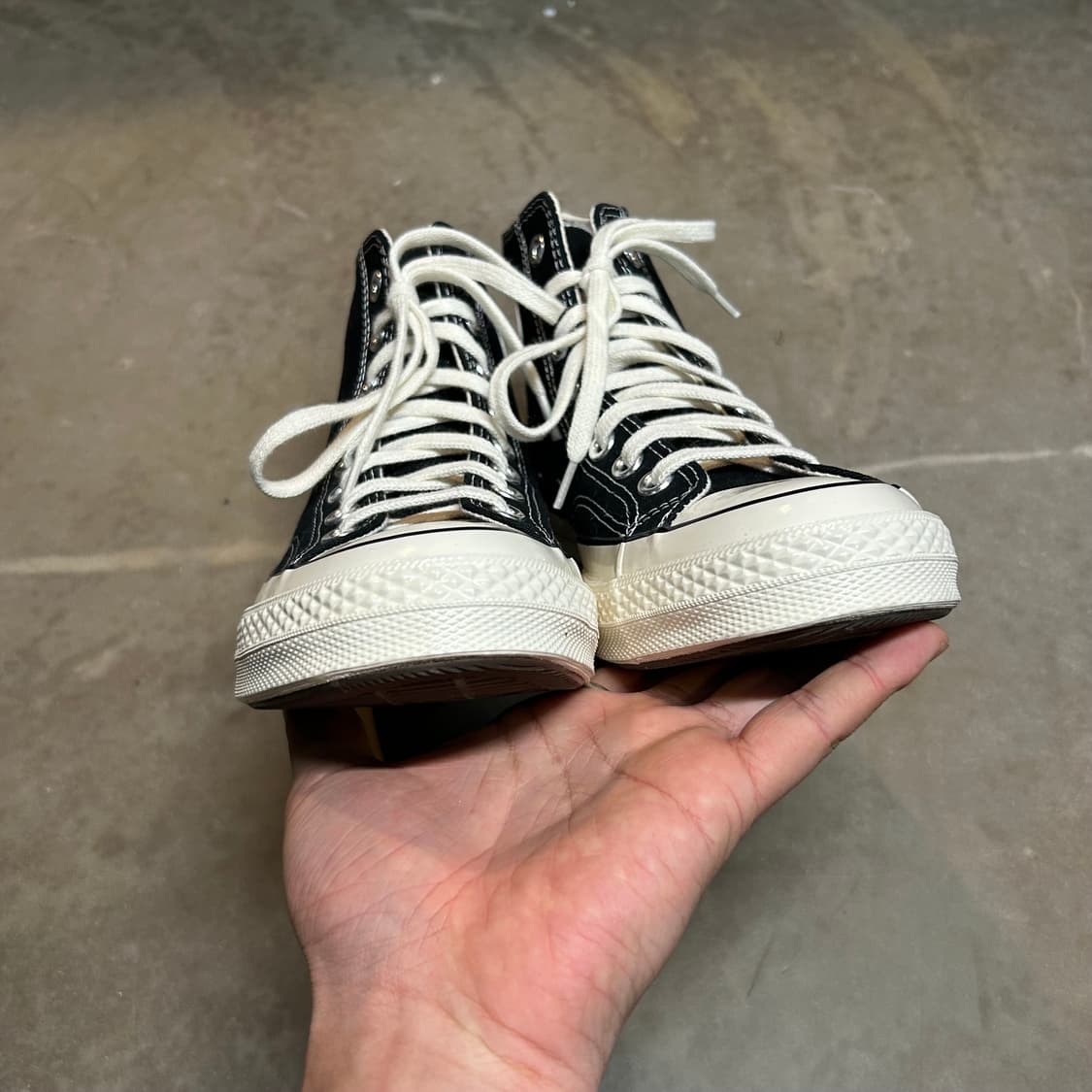 255) 컨버스 척테일러 척 70 블랙 신발 스니커즈 새상품급 상품이미지6