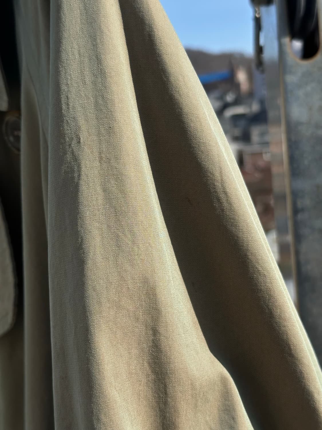 80s 올드 버버리 원패널슬리브 트렌치코트 상품이미지7