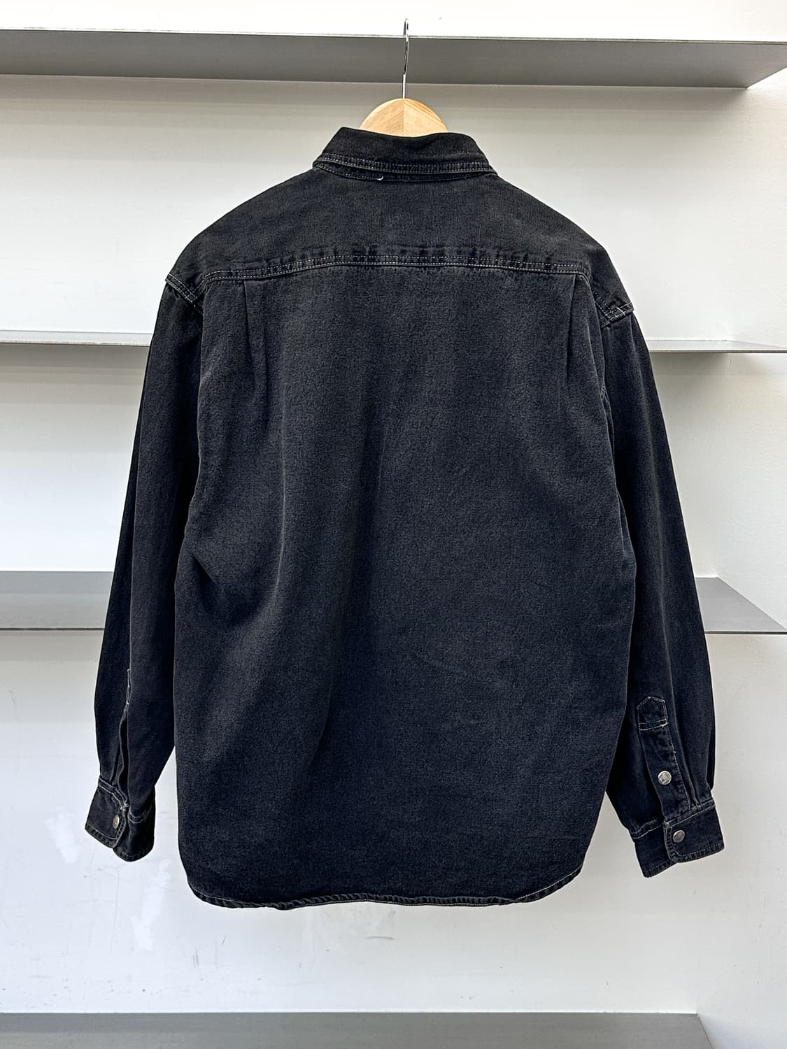 프릭스 90s 투포켓 데님 셔츠 상품이미지3