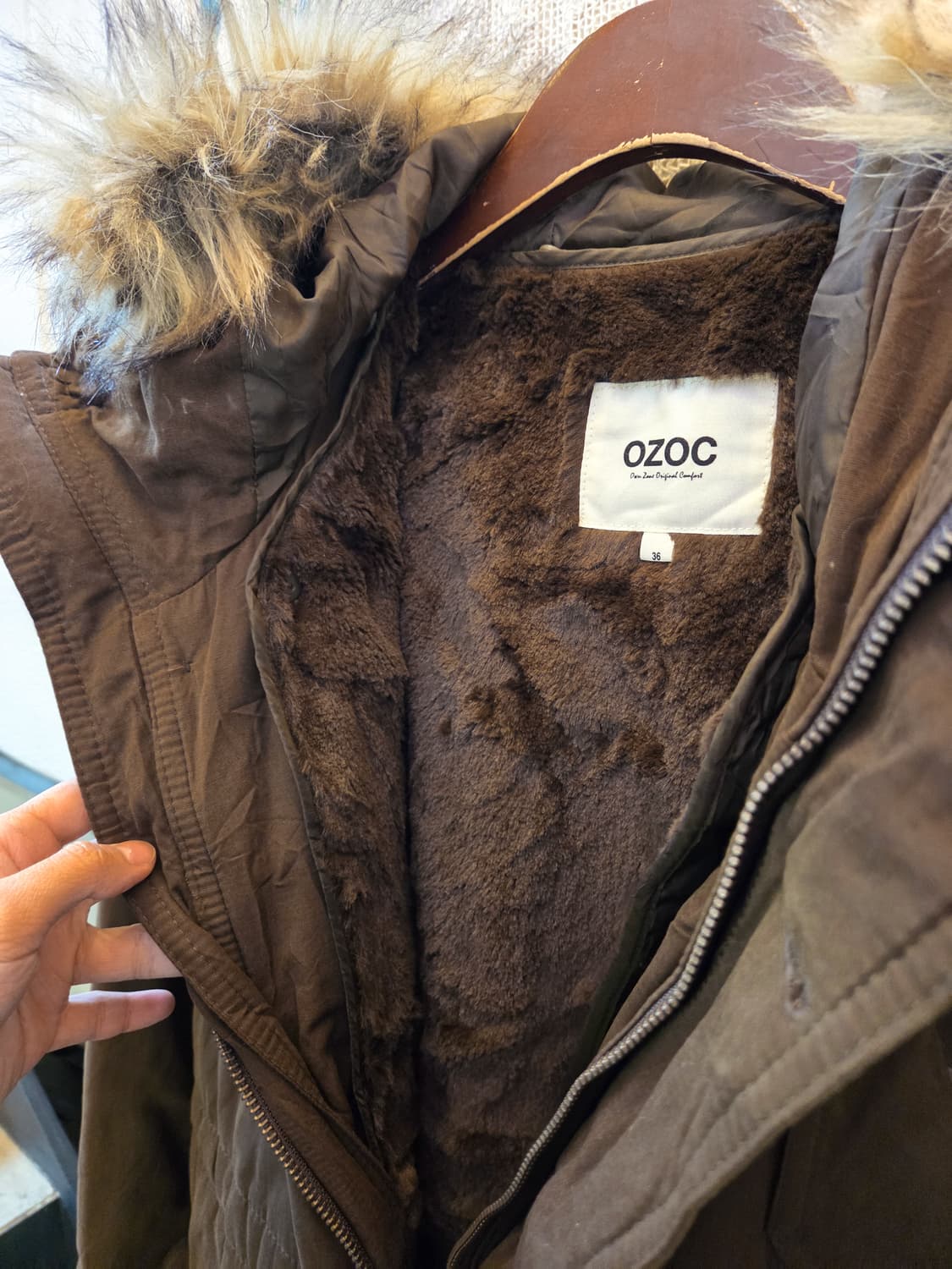 초코브라운 야상 점퍼 상품이미지4