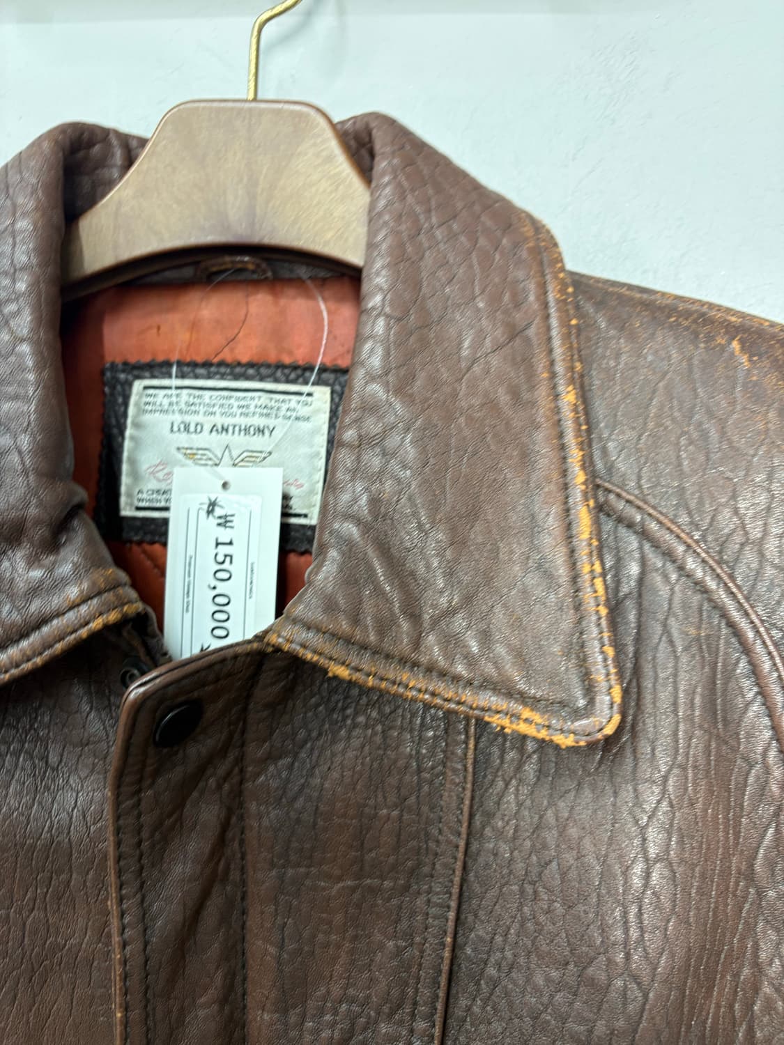 LOLD ANTHONY 램스킨 레더 가죽자켓 A3305 상품이미지3