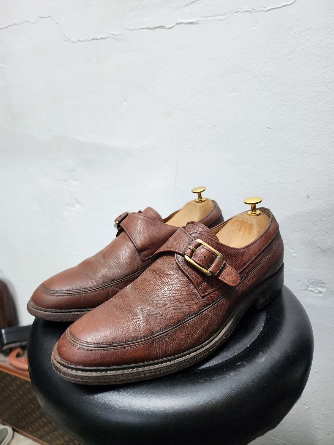 REGAL 리갈 레더 몽크 스트랩 구두 상품이미지1