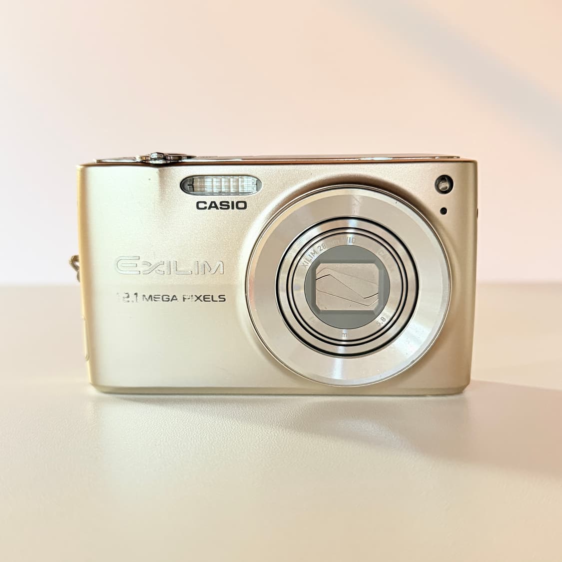 ✨태연 픽 ✨카시오 엑슬림 EX-Z400 골드 빈티지디카 상품이미지2