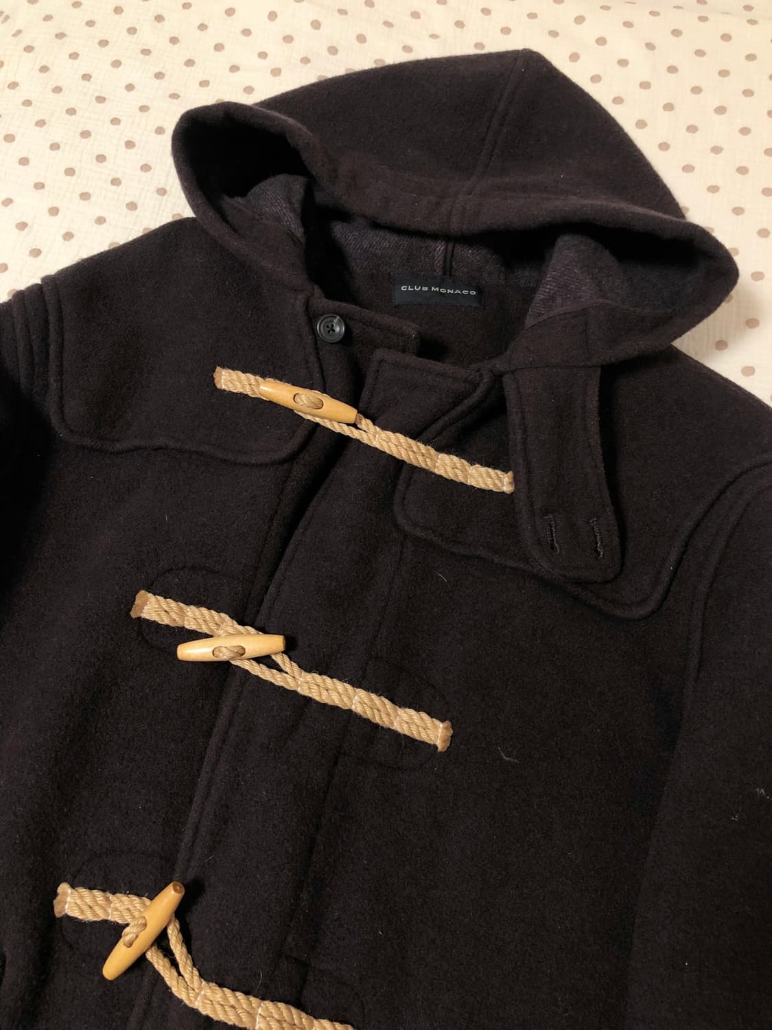 빈티지 다크초코 떡볶이 코트 상품이미지2