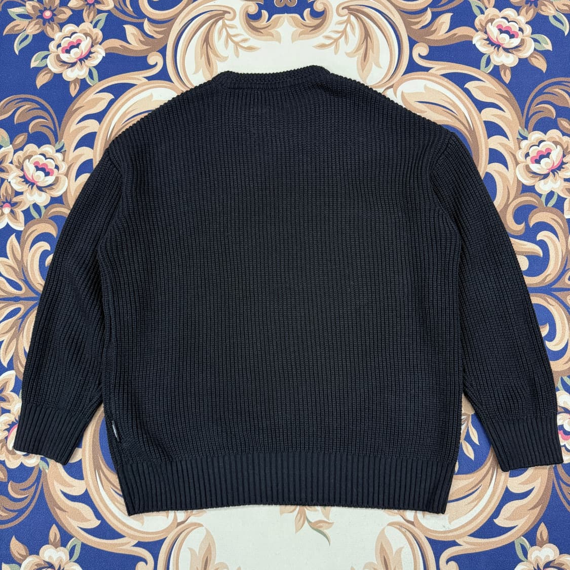 (XL)라이프워크 Lifework 오버핏 코튼 니트(블랙) 상품이미지4