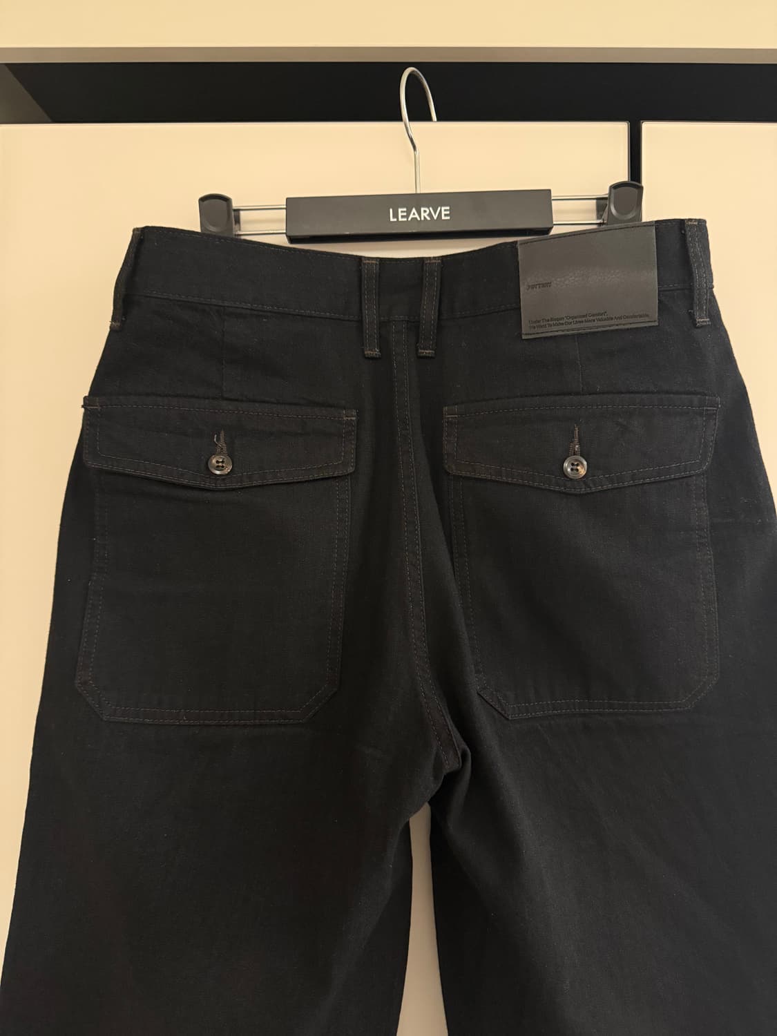 [3]포터리 라이트 바이커 데님 블랙 상품이미지5