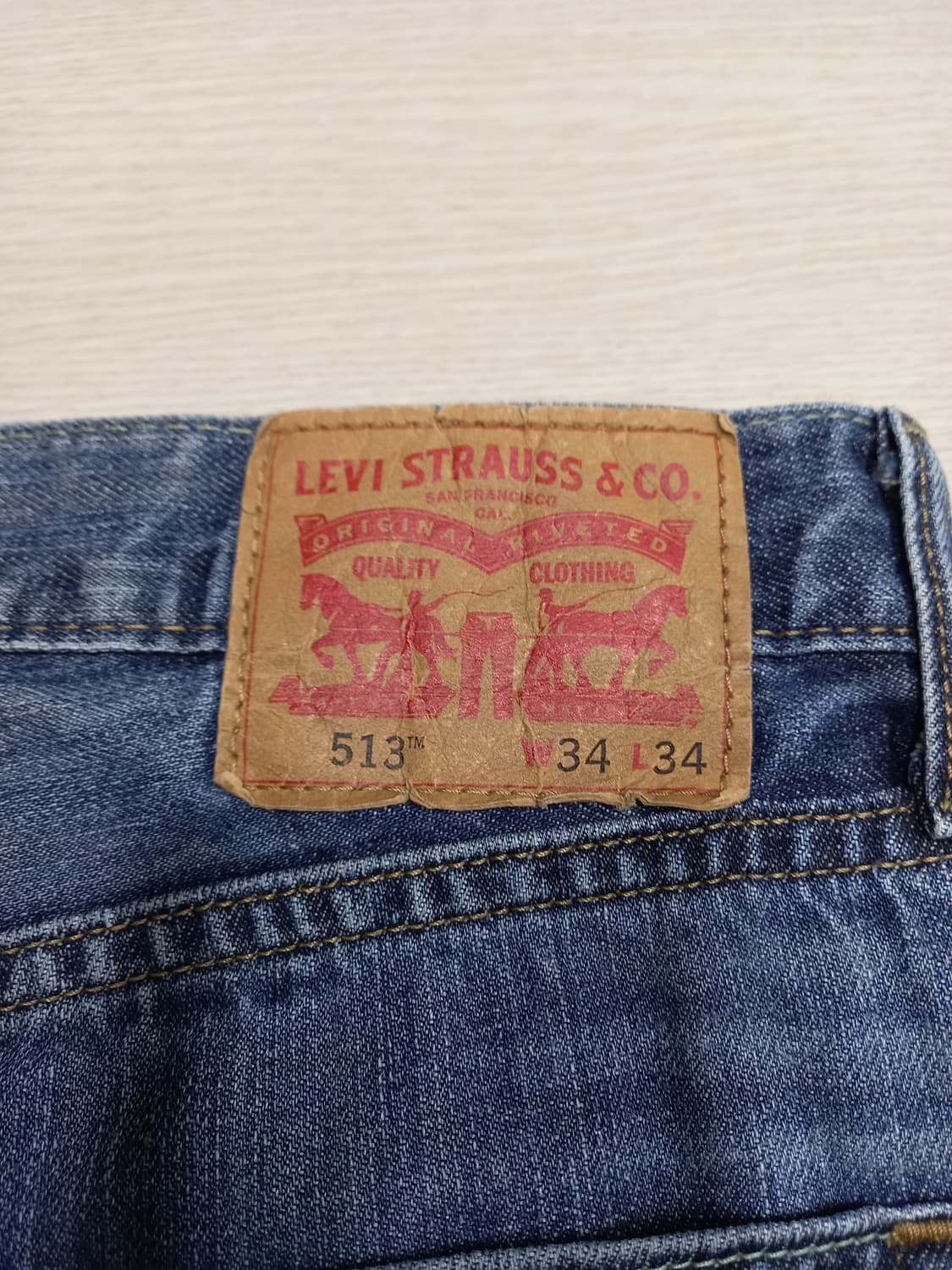 34 리바이스513 콜롬비아 워싱 슬림일자진 34-581 상품이미지5