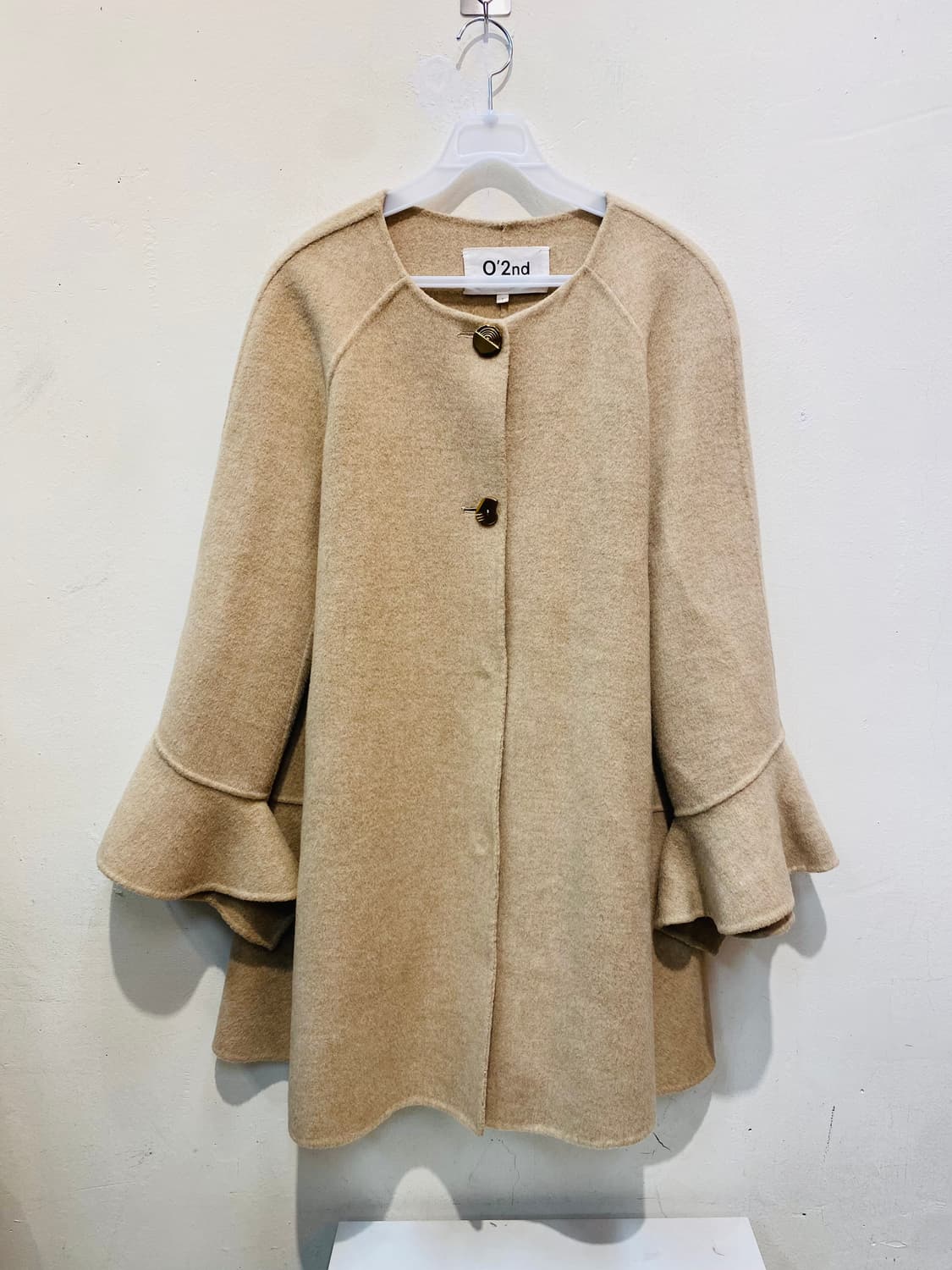 O'2nd 오즈세컨드 울/캐시미어 코트 베이지 상품이미지1