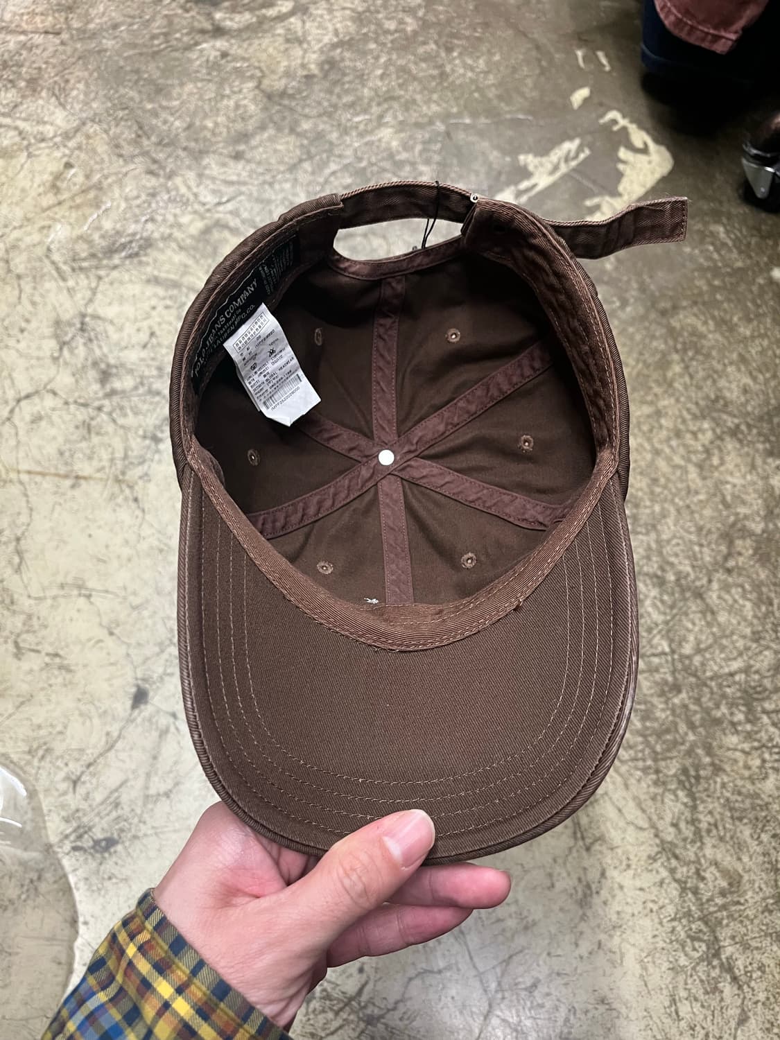 폴로 진스 랄프로렌 브라운 볼캡 모자 상품이미지6