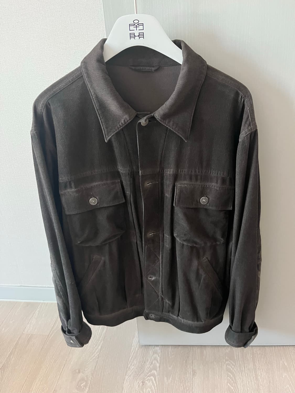 폴리테루 코듀로이 카모 트러커 상품이미지2