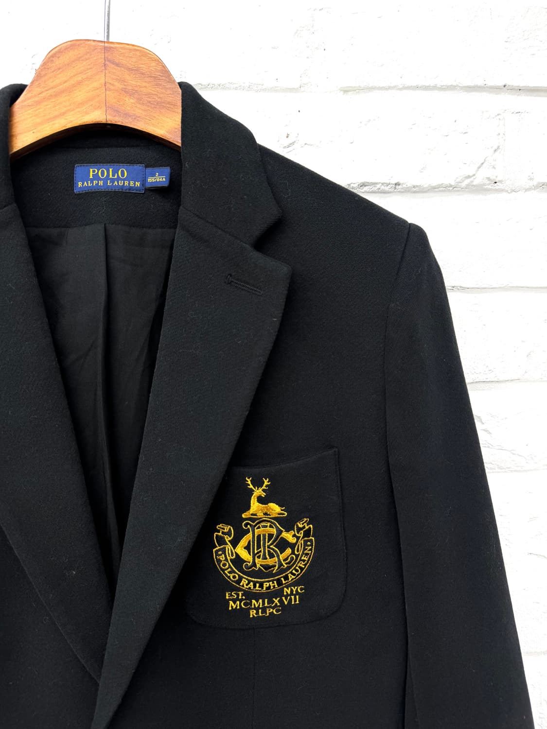 폴로 블랙 금장자켓 상품이미지4