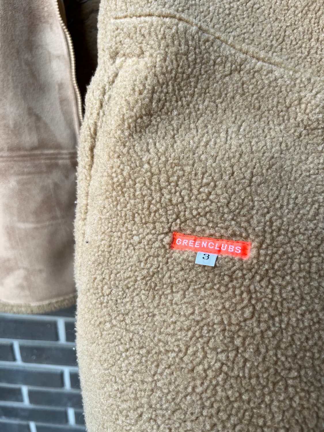 GREEN CLUBS x SNOOPY 스누피 시어링자켓 브라운 상품이미지10