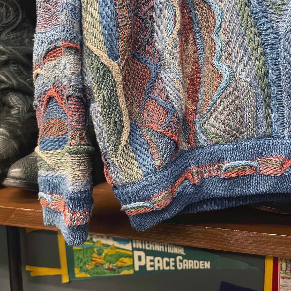 립노스 오스트레일리아 쿠지 스타일 3D 케이블 니트 스웨터 N499 상품이미지6